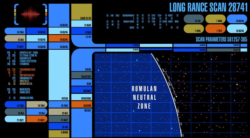 Starship Sensor Display