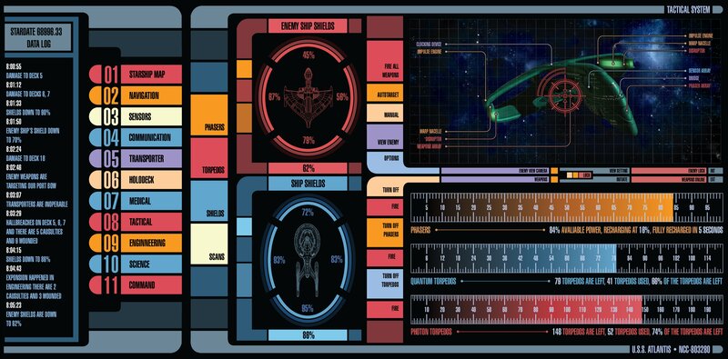 Starship Tactical Display