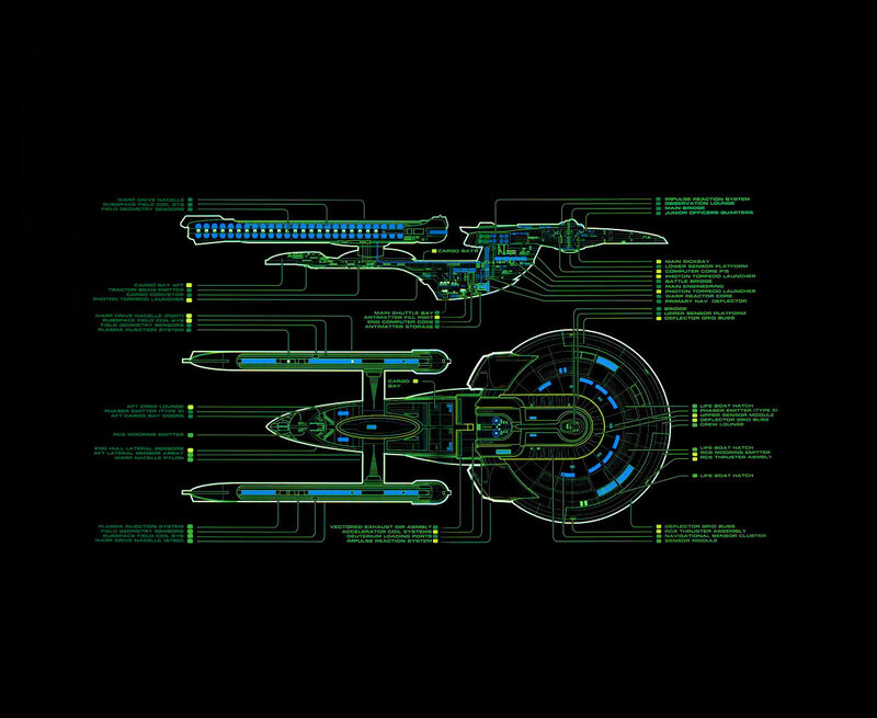 Starship technical schematic