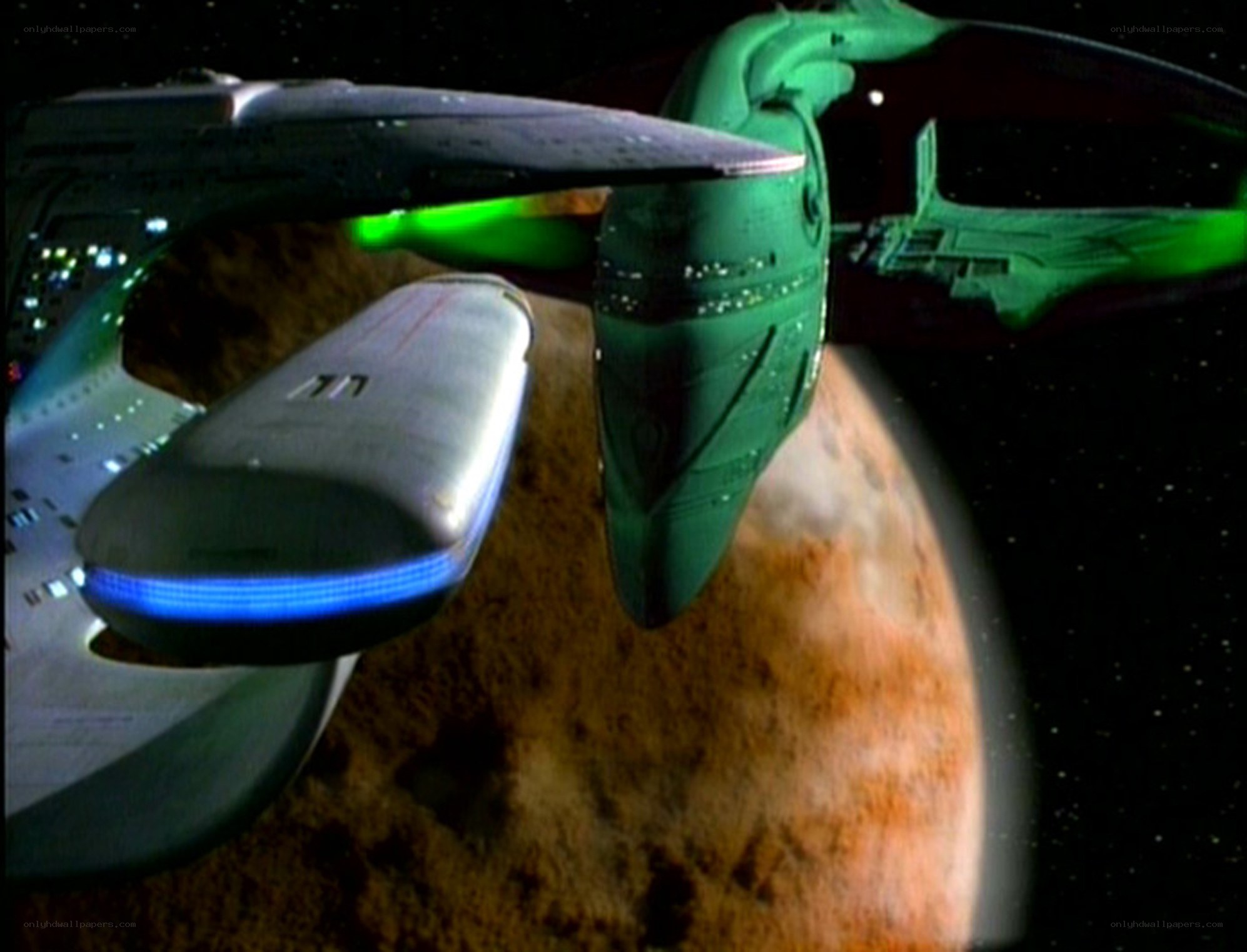 Starships in orbit