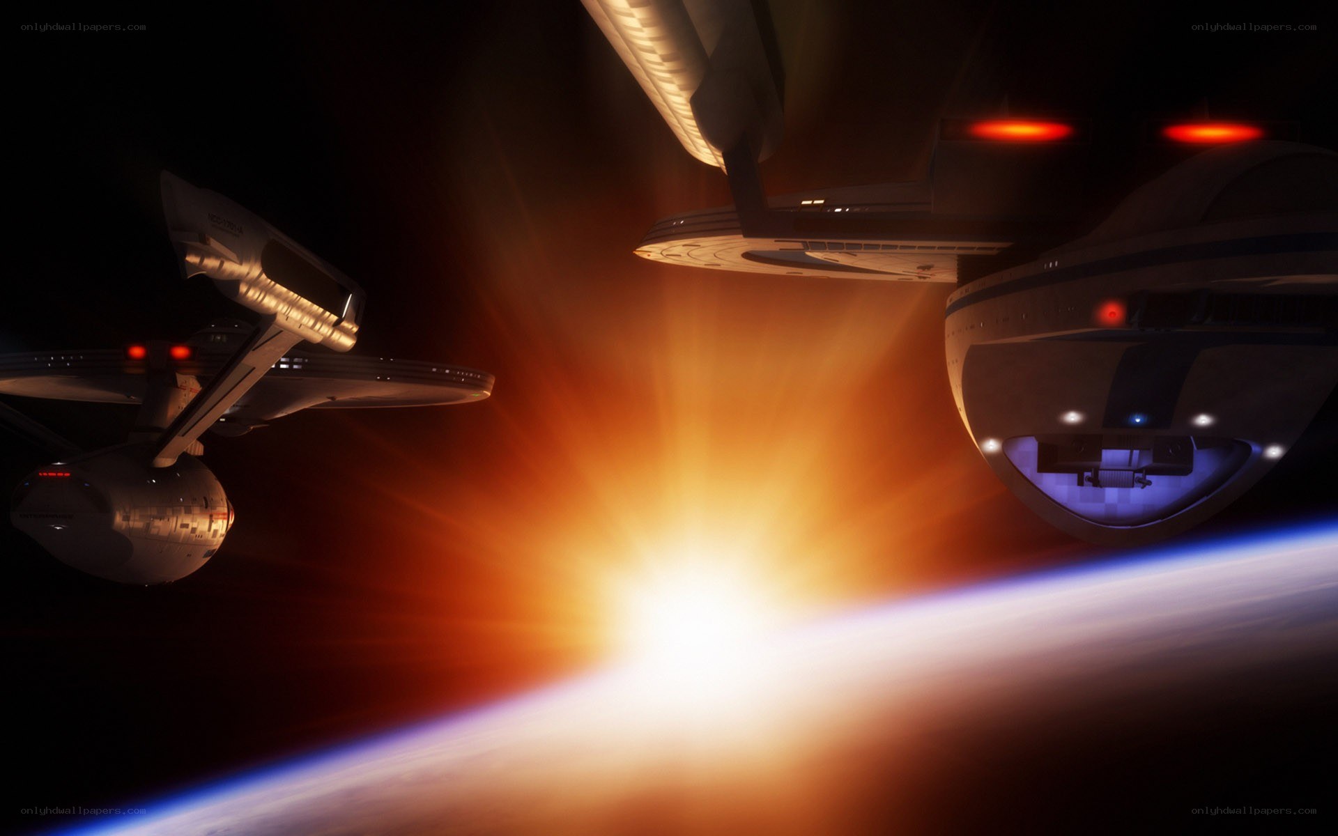 Starships in orbit