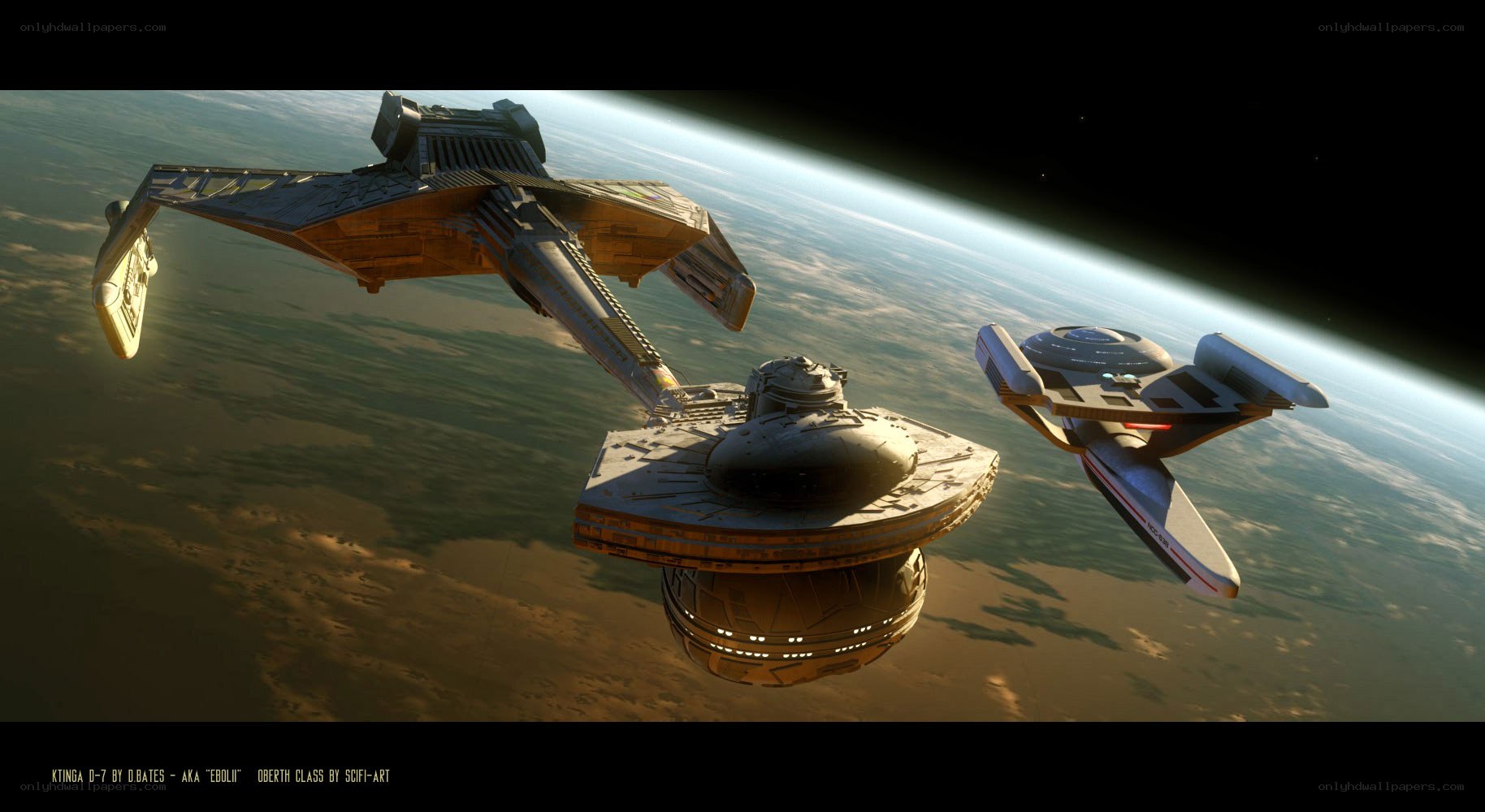 Starships in orbit