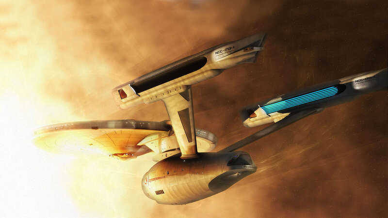 Starships in Space — Brown