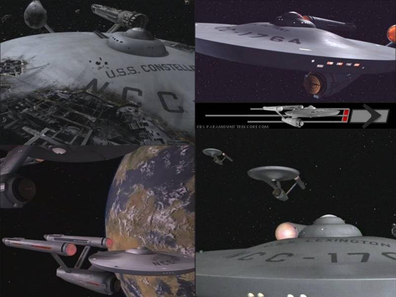Starships in Space — Gray, Dramatic, Digital Art