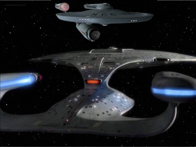 Starships in Space — Gray, Dramatic, Night