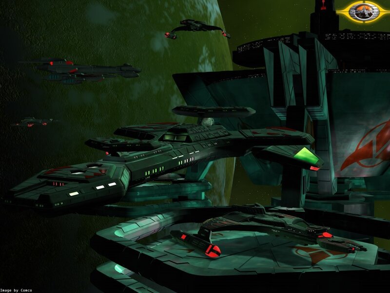 Starships in Space — Green