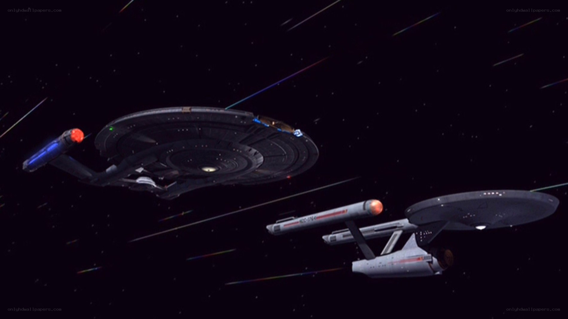 Starships in space