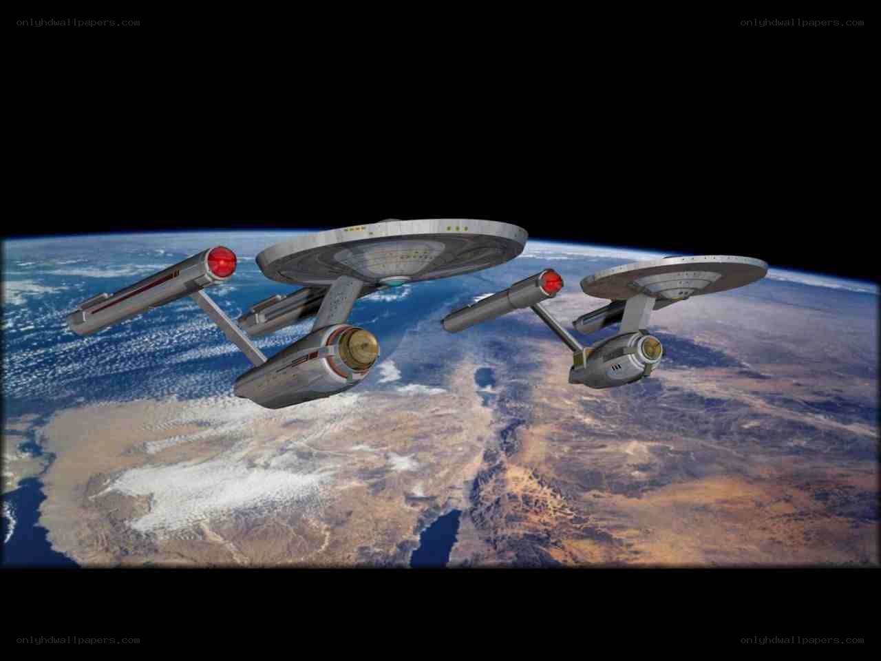 Starships over Earth