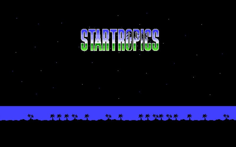 Startropics title screen