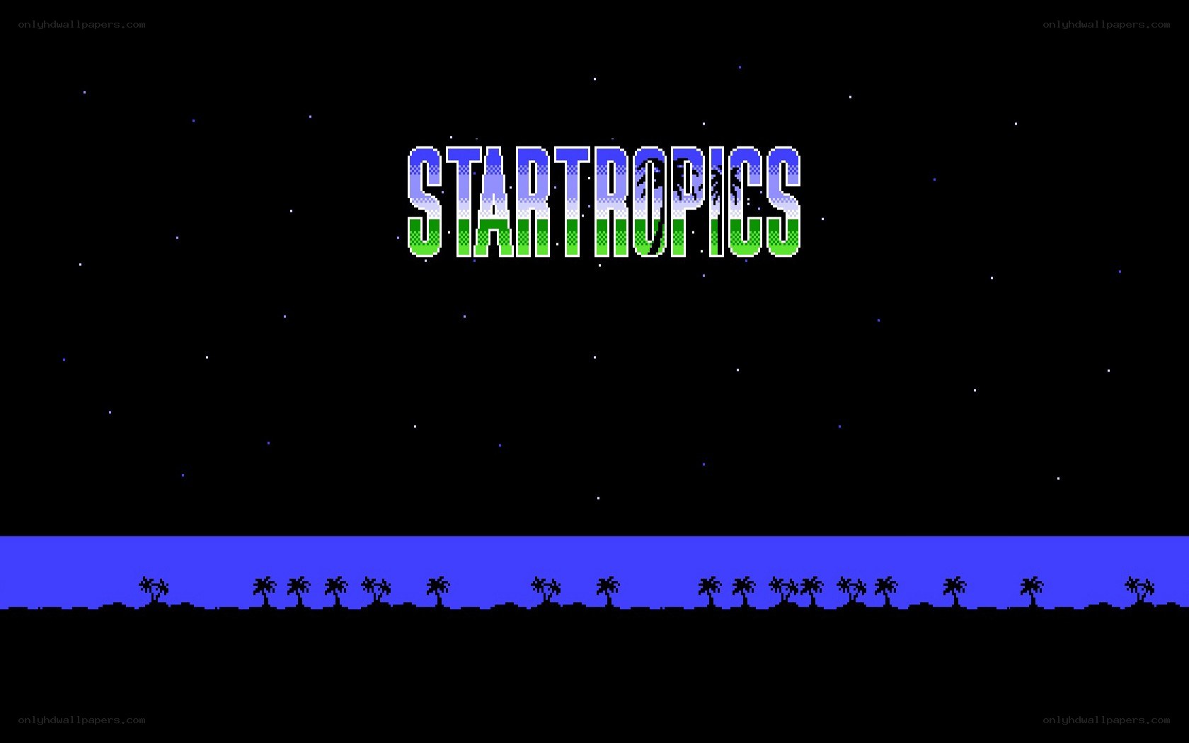 Startropics title screen