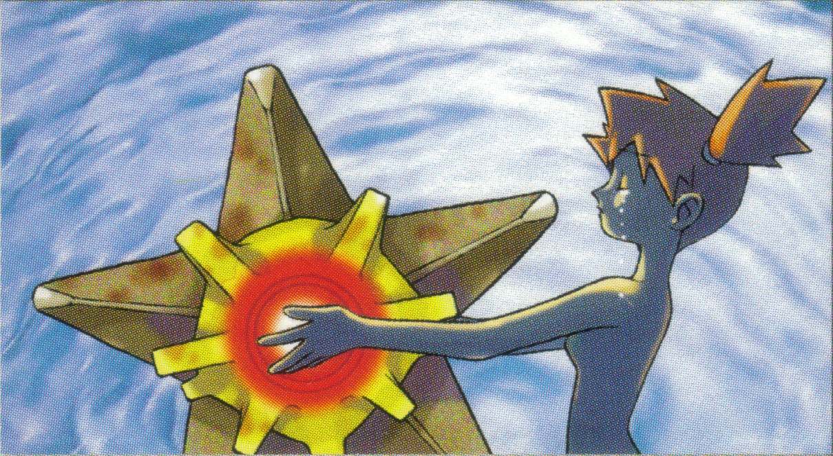 Staryu and the sun stone