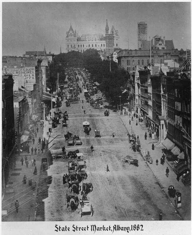 State Street Market, Albany 1882