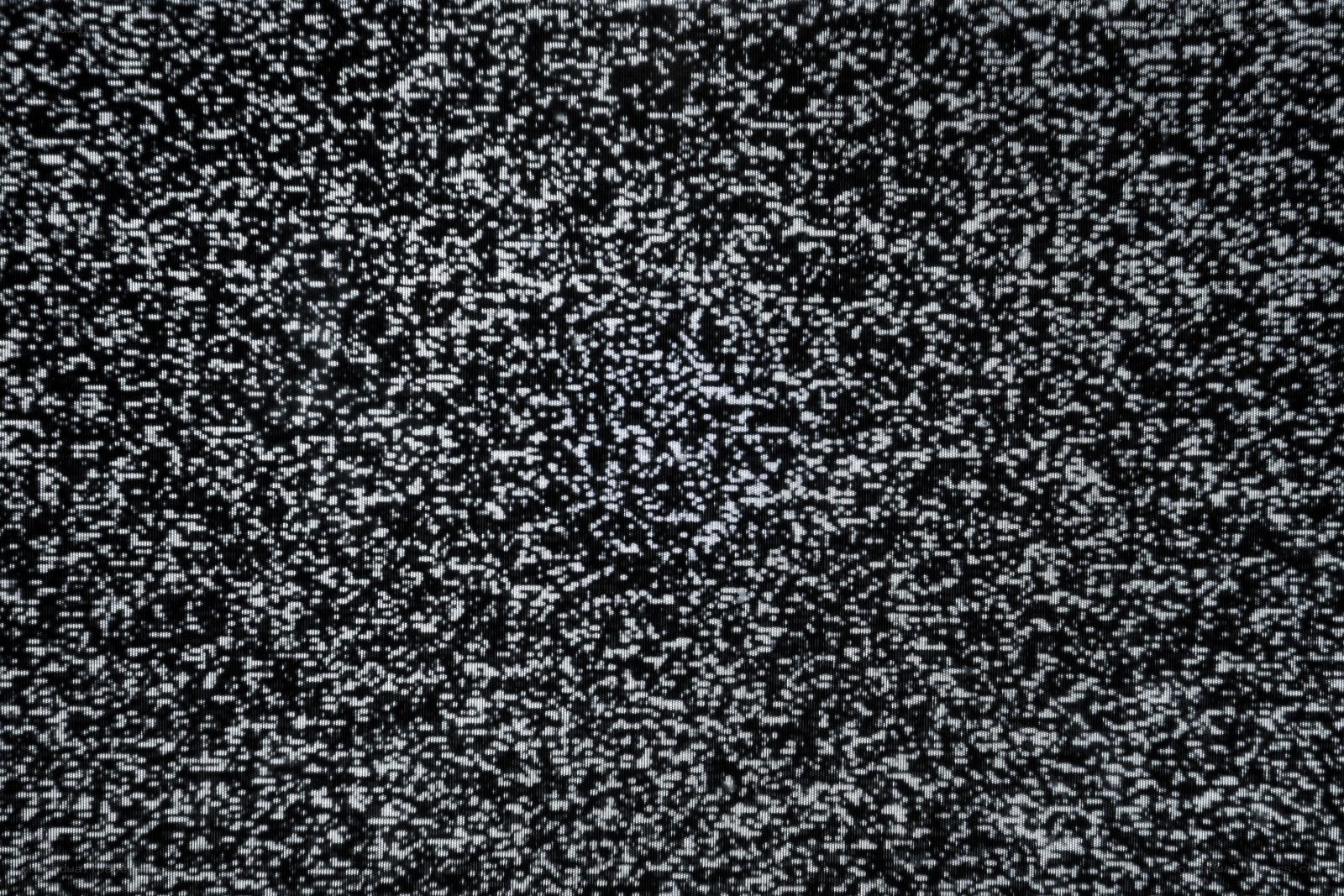 static noise on screen