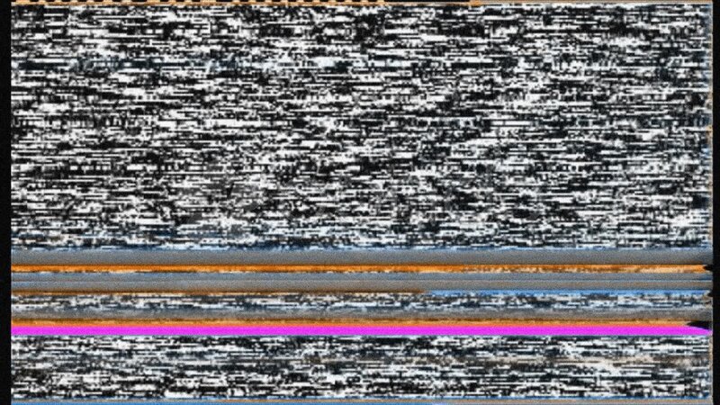 Static Noise Pattern — Black