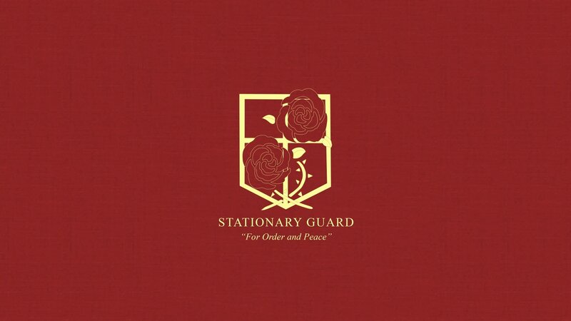 Stationary Guard Emblem — Red