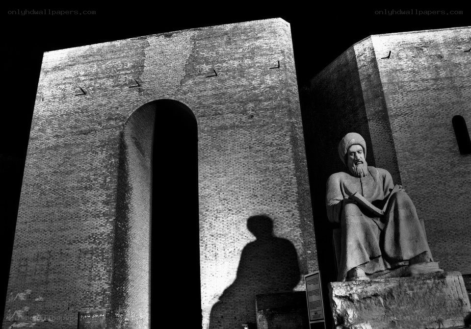 statue at historic gate
