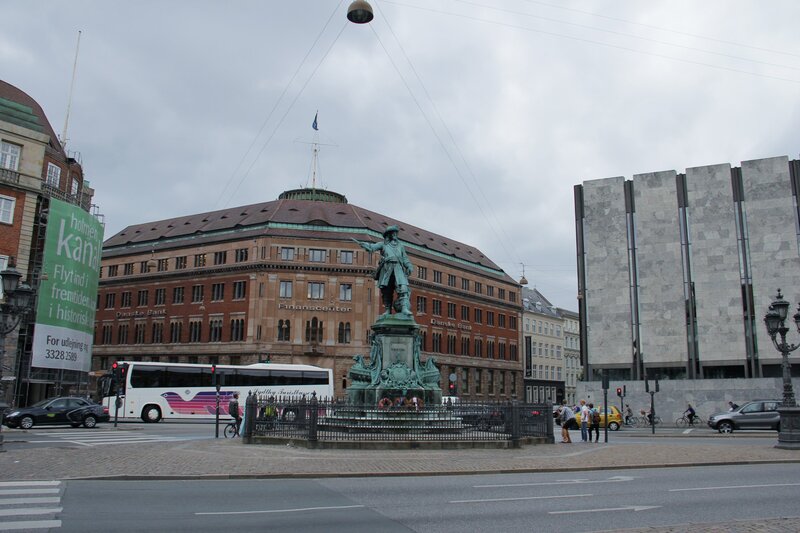 statue in copenhagen square
