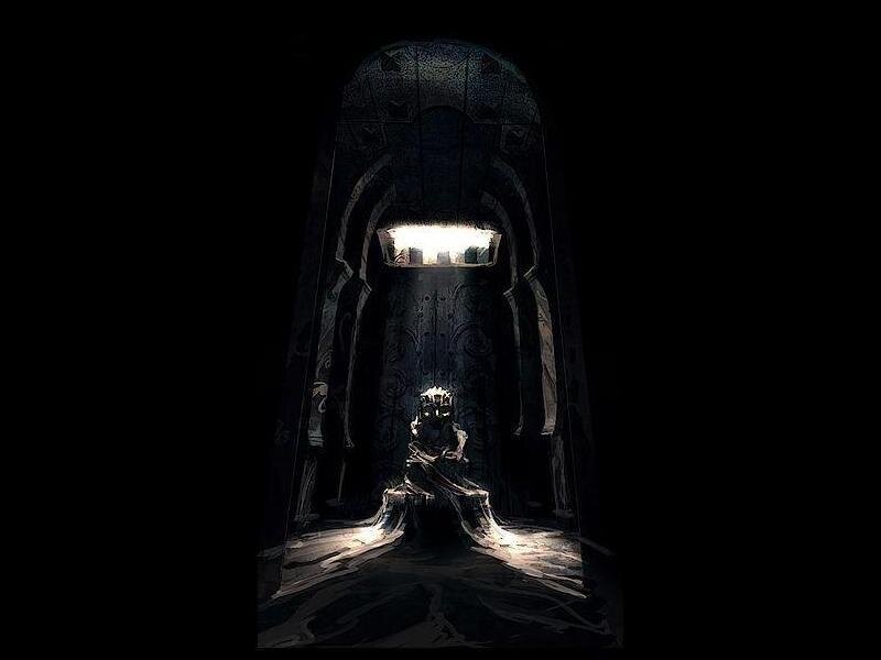 Statue in Dark Chamber