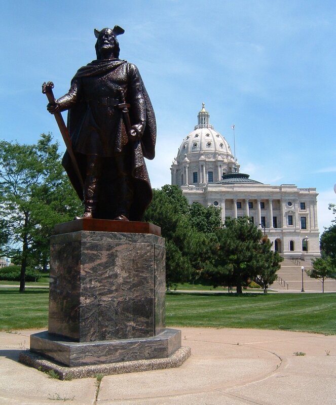 statue in front of capitol building
