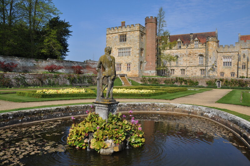 Statue in Garden Fountain