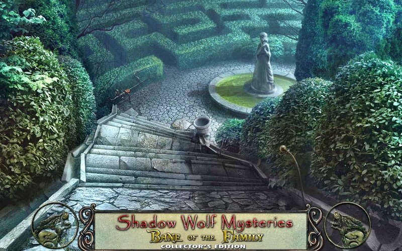 Statue in Garden Maze