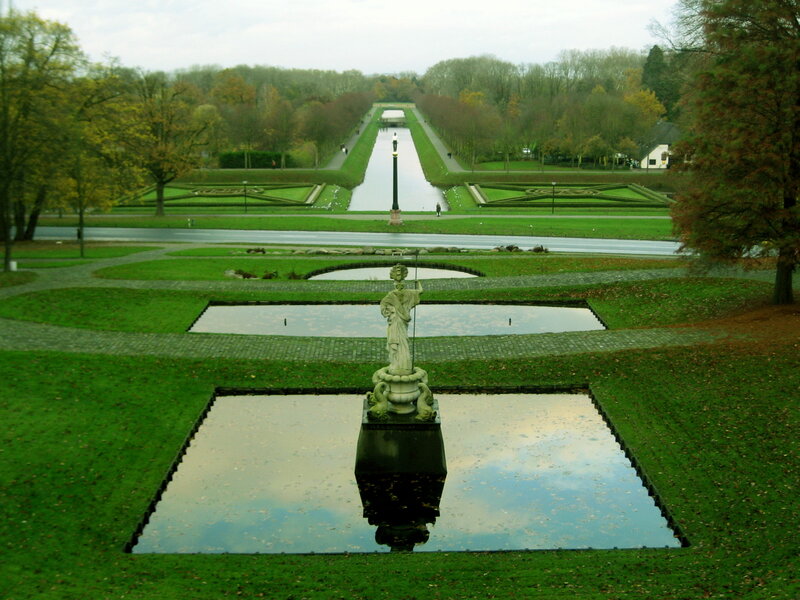 Statue in Garden Pond