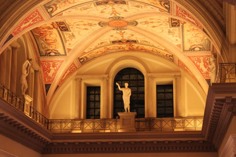 Statue in Grand Hall — Beige