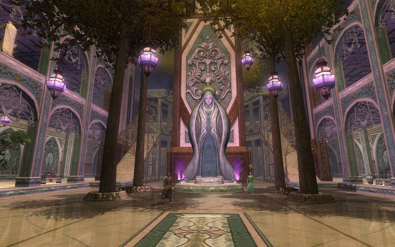 statue in grand hall