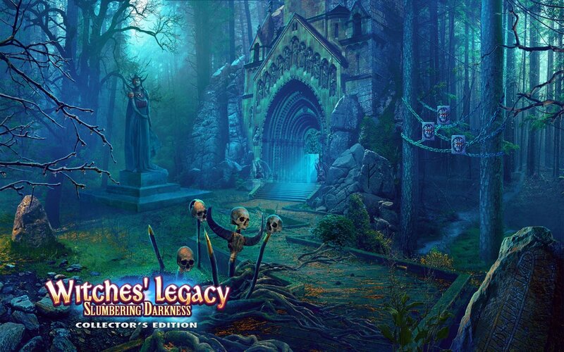 Statue in Haunted Forest