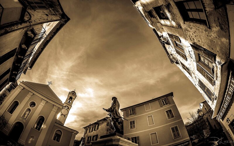 statue in old town square