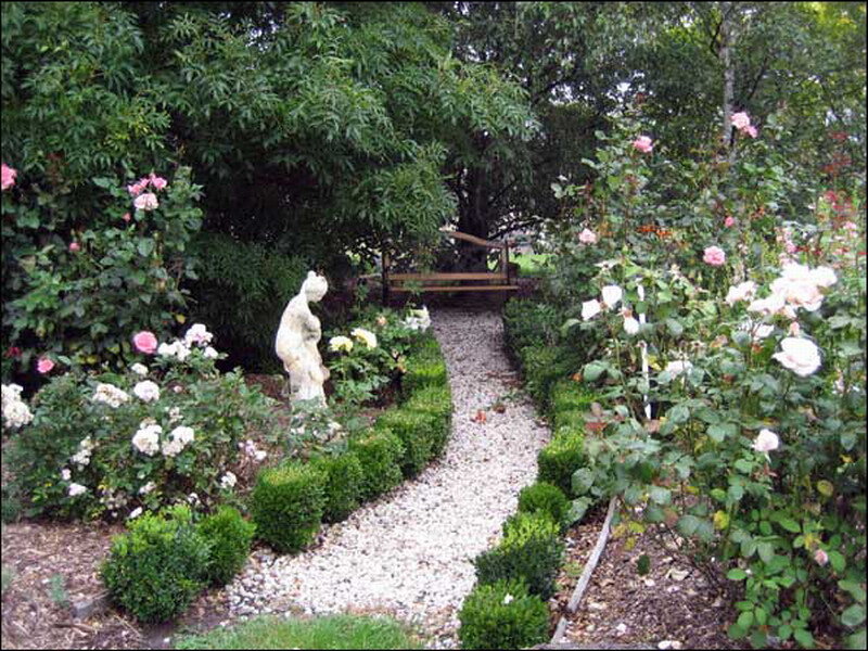 Statue in Rose Garden