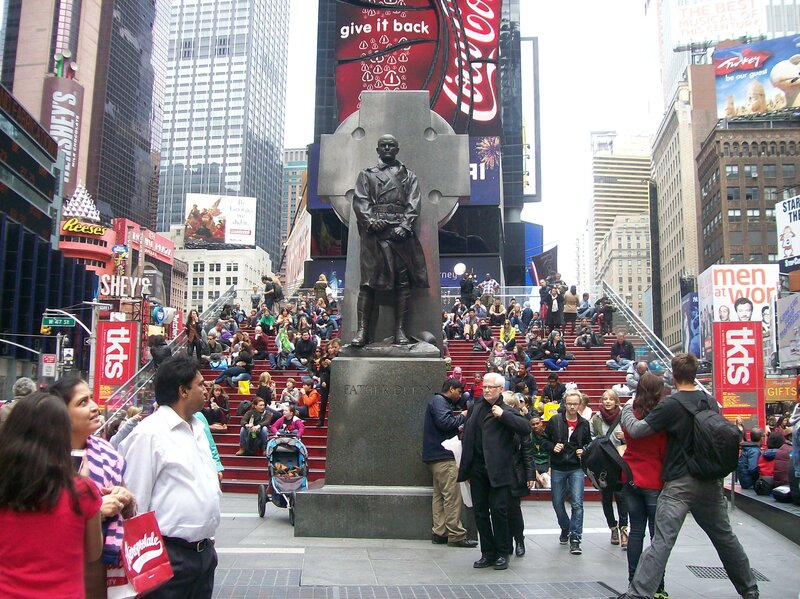 Statue in Times Square