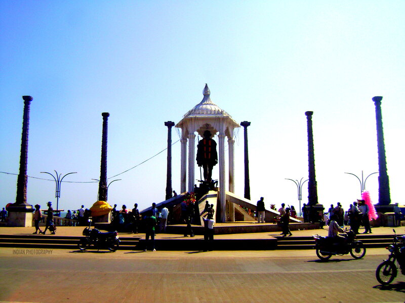 Statue in White Pavilion