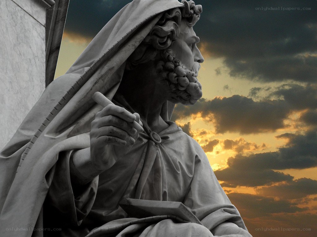 statue of a bearded man