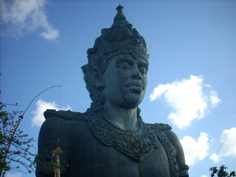 statue of a deity in bali