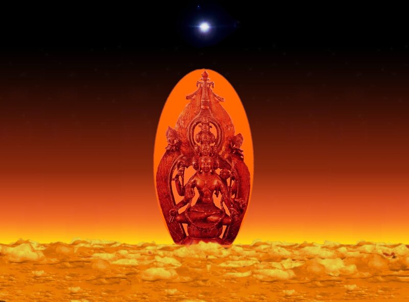 Statue of a Deity — Orange