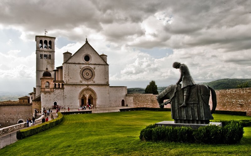 Statue of a Knight on Horse