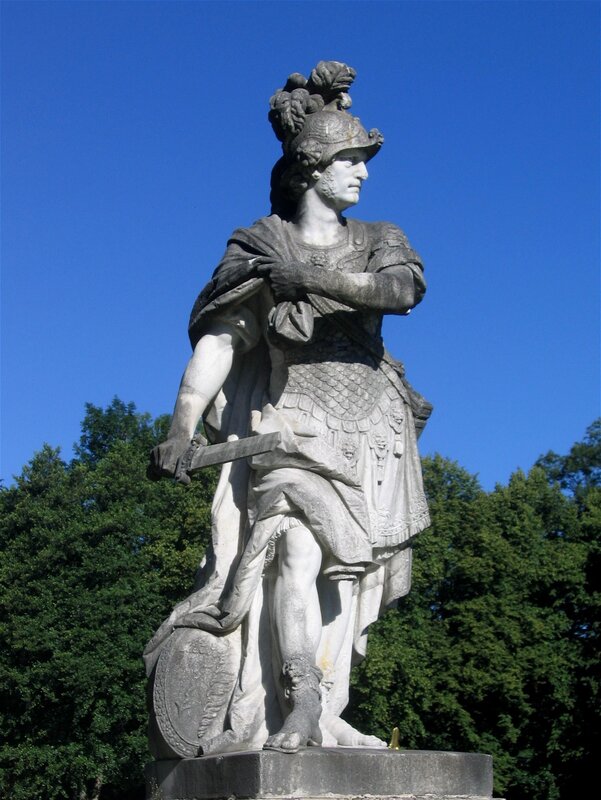 statue of a Roman soldier