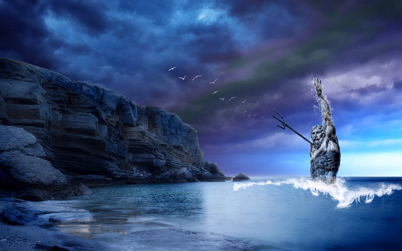 Statue of a Sea God