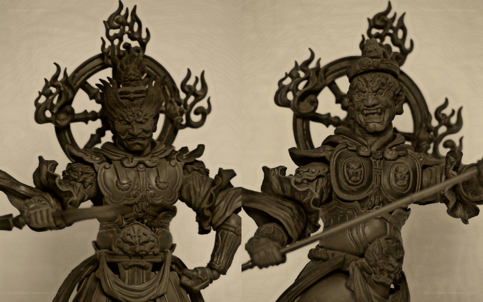 statue of a warrior deity