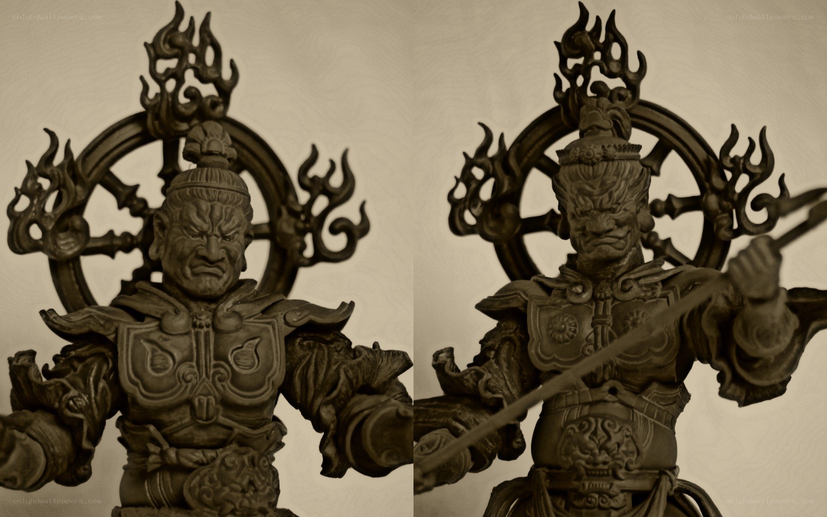 statue of a warrior deity
