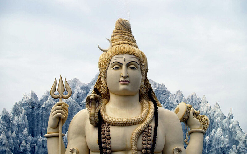 Statue of Hindu god Shiva