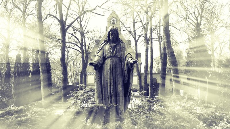 Statue of Jesus Christ — Black