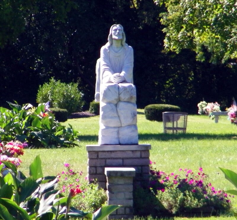 Statue of Jesus Christ — Green