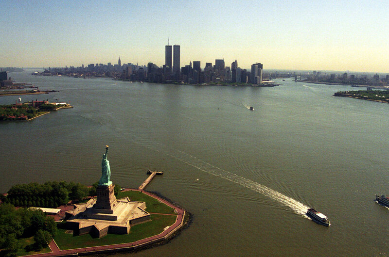 Statue of Liberty and Manhattan