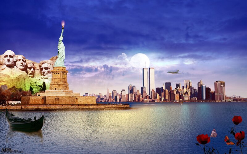 Statue of Liberty and Skyline
