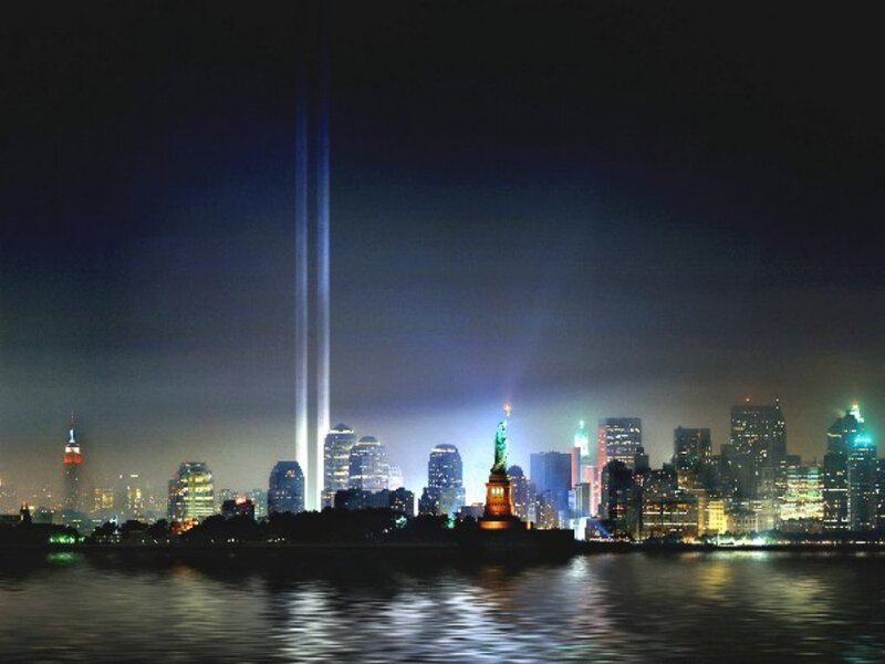 Statue of Liberty at Night — Blue, Dramatic