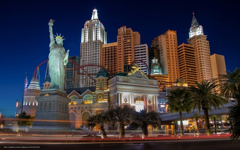 Statue of Liberty at night