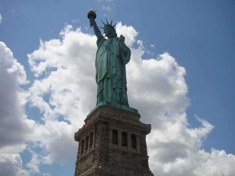Statue of Liberty — Blue, Dramatic