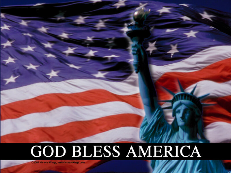Statue of Liberty — Blue, Patriotic, Photograph